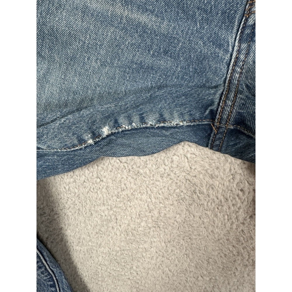 Levi's PREMIUM Wedgie Straight Jeans High Rise BIG E Cotton Distressed‎ 30x28 - Picture 13 of 16